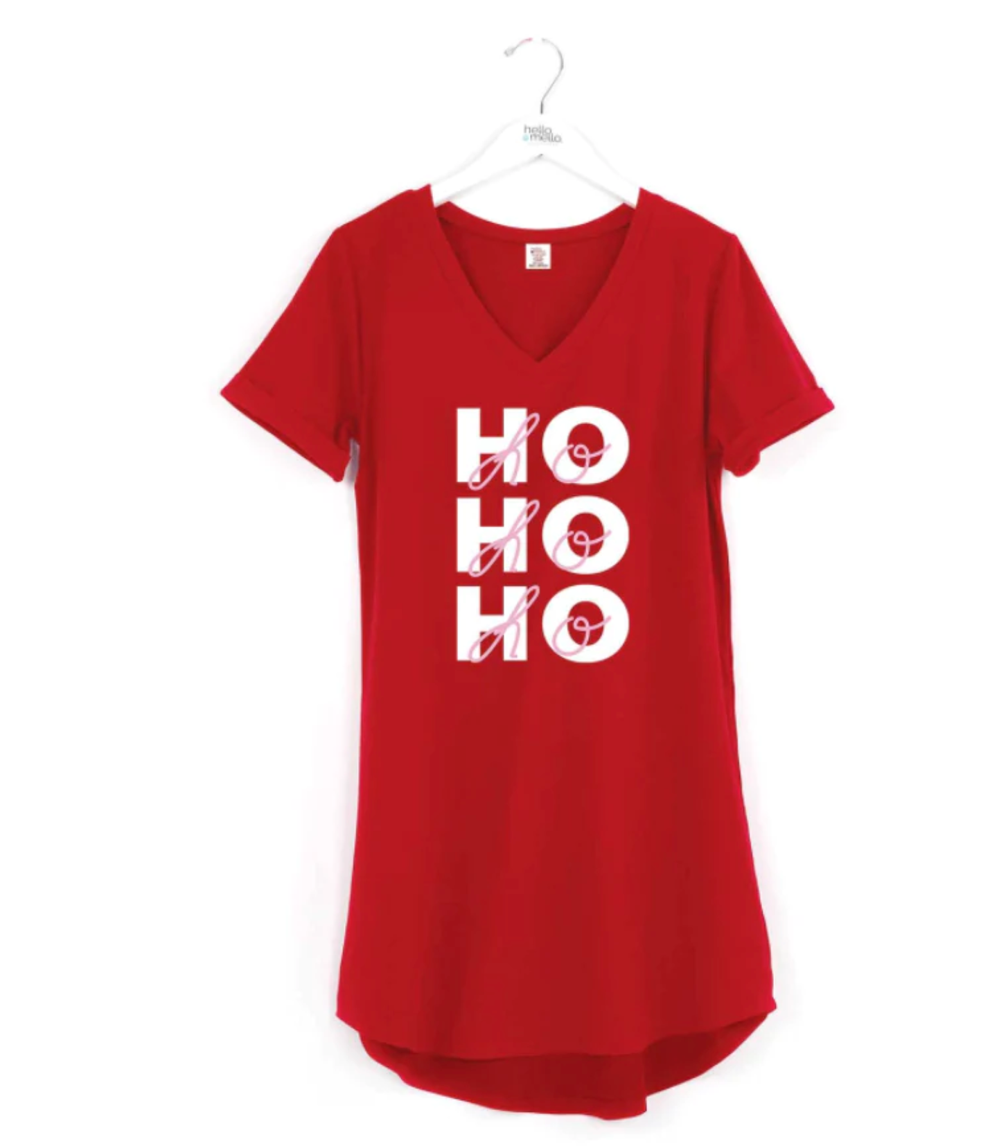 Hello Mello Holiday Sleep Shirt Ho Ho Ho