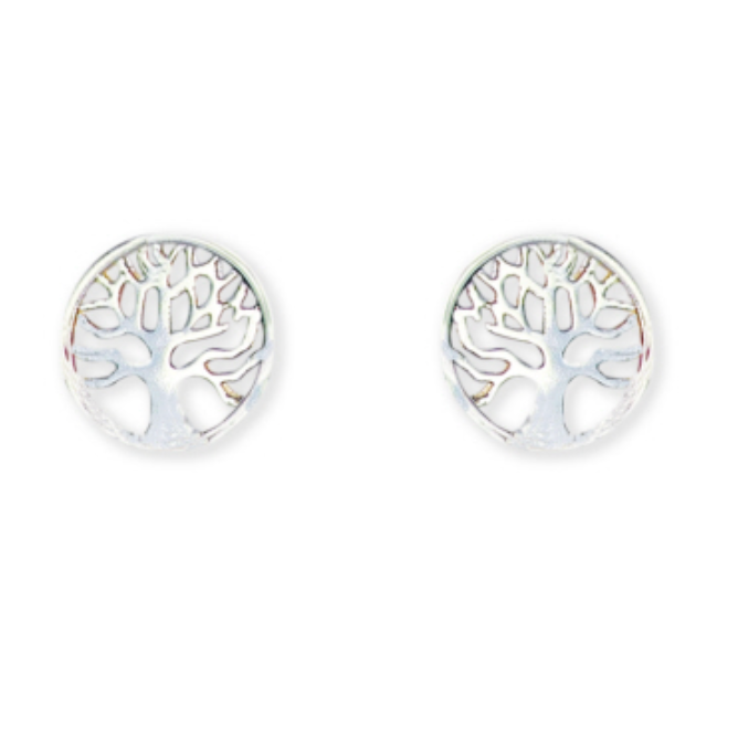 Aimee by Pastore Tree of Life Stud Earrings 