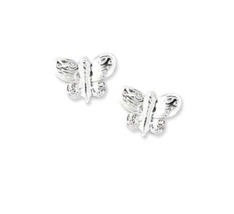 Aimee by Pastore Butterfly Stud Earrings