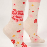 Blue Q - Friends Hang out Crew Socks