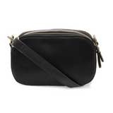 Joy Susan - Double Zip Mini Camera Crossbody - Black