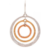 Rain - Multimetal Triple Spin Circles Earring