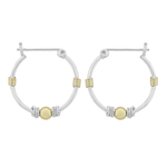 Wheeler Gold Filled Sterling Silver .75" Bali Hoop Earring