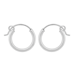 Wheeler Sterling Silver .65" Hoop Earring