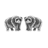 Wheeler - Bear Sterling Silver Earring