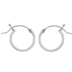 Wheeler Sterling Silver .55" Hoop Earring