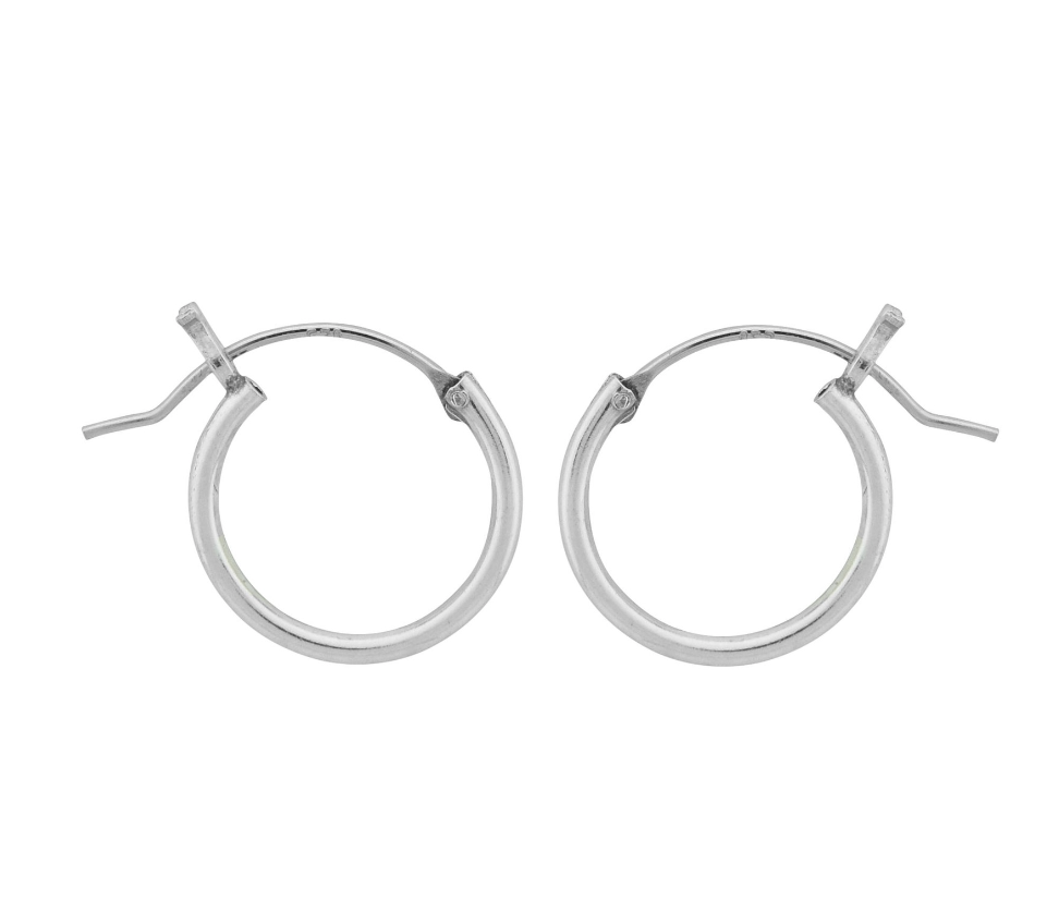 Wheeler Sterling Silver .55" Hoop Earring