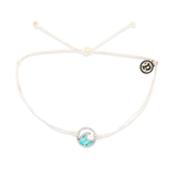 Pura Vida - Ombre Wave Silver Charm Bracelet - White