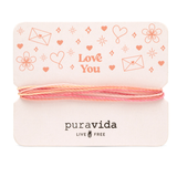 Pura Vida Love You Gifting Original Bracelet on Card