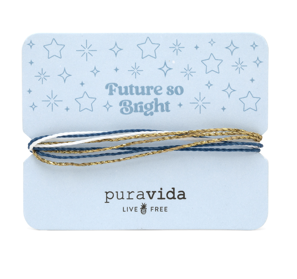 Pura Vida Future So Bright Gifting Original Bracelet on card