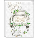 Rosanne Beck - Wedding Card - Happily Ever After Get Away Car