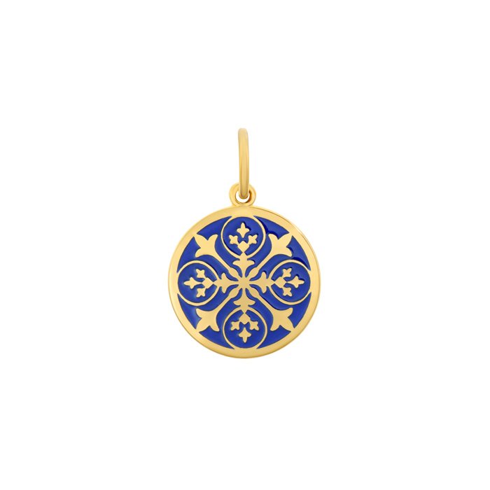 Lola Indigo All Gold Sisterhood Fleur Pendant