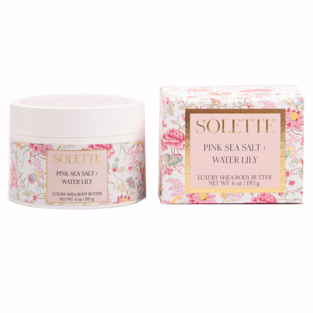 Solette Pink Sea Salt Water Lily Body Butter 