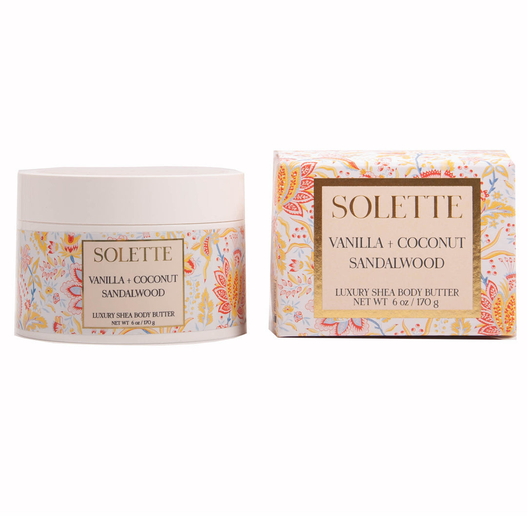 Solette Vanilla Coconut Sandalwood Body Butter 