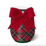 Swig Stemless Christmas Plaid Wine Cup 12oz – insulated and durable wine cup for parties and everyday use. Available at Be Charmed.