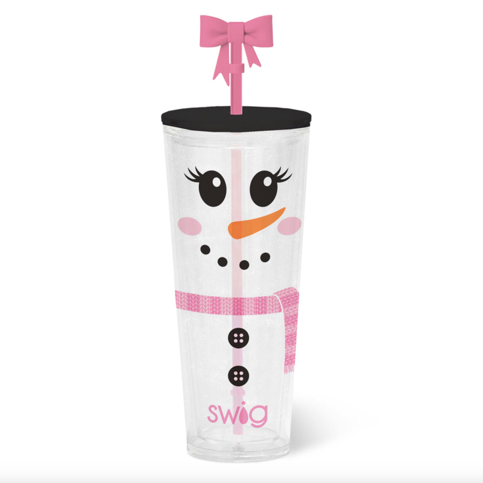 Swig Plastic Ms Frost Tumbler 24oz – lightweight and durable everyday drinkware. Available at Be Charmed.