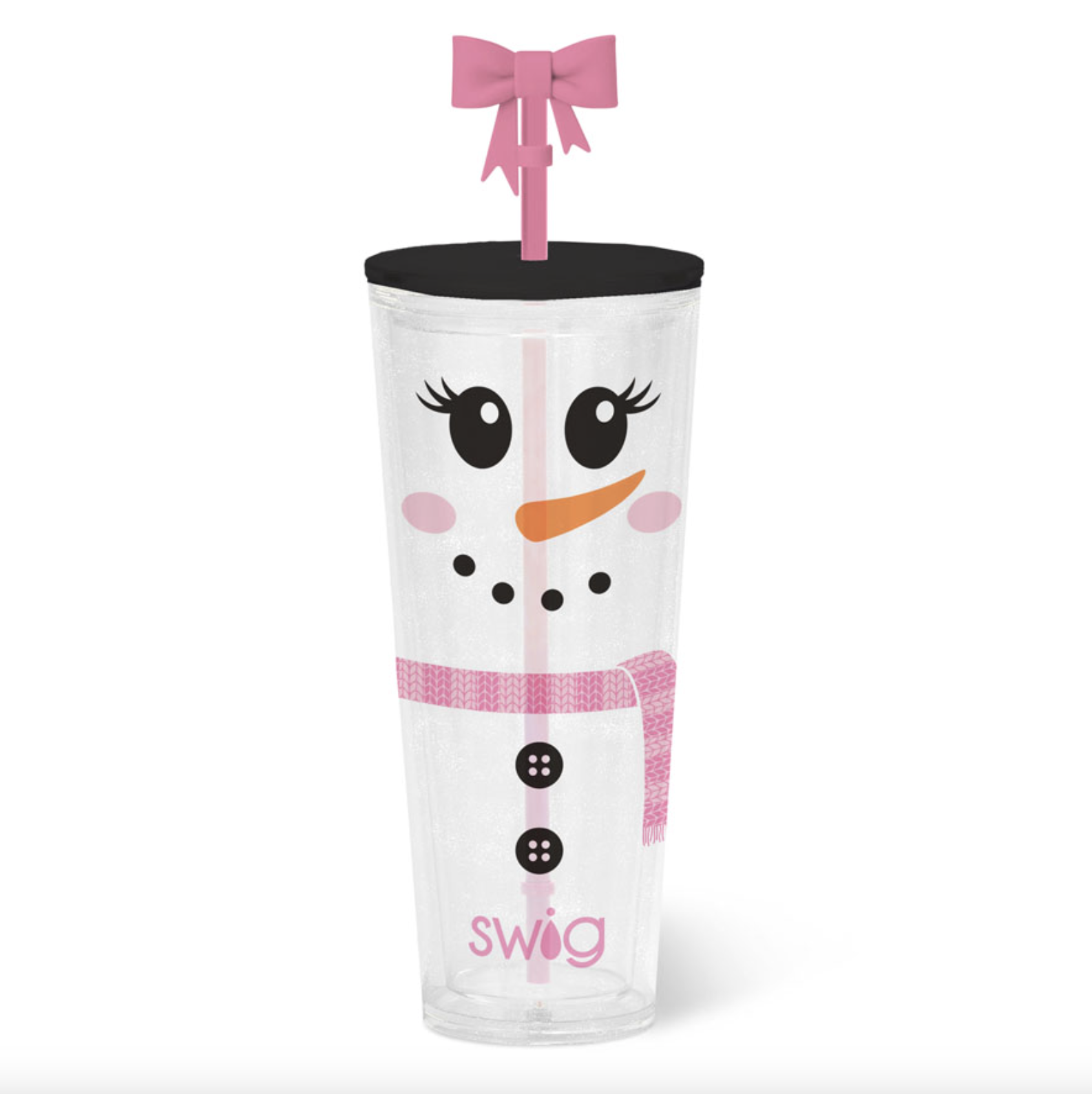 Swig Plastic Ms Frost Tumbler 24oz – lightweight and durable everyday drinkware. Available at Be Charmed.