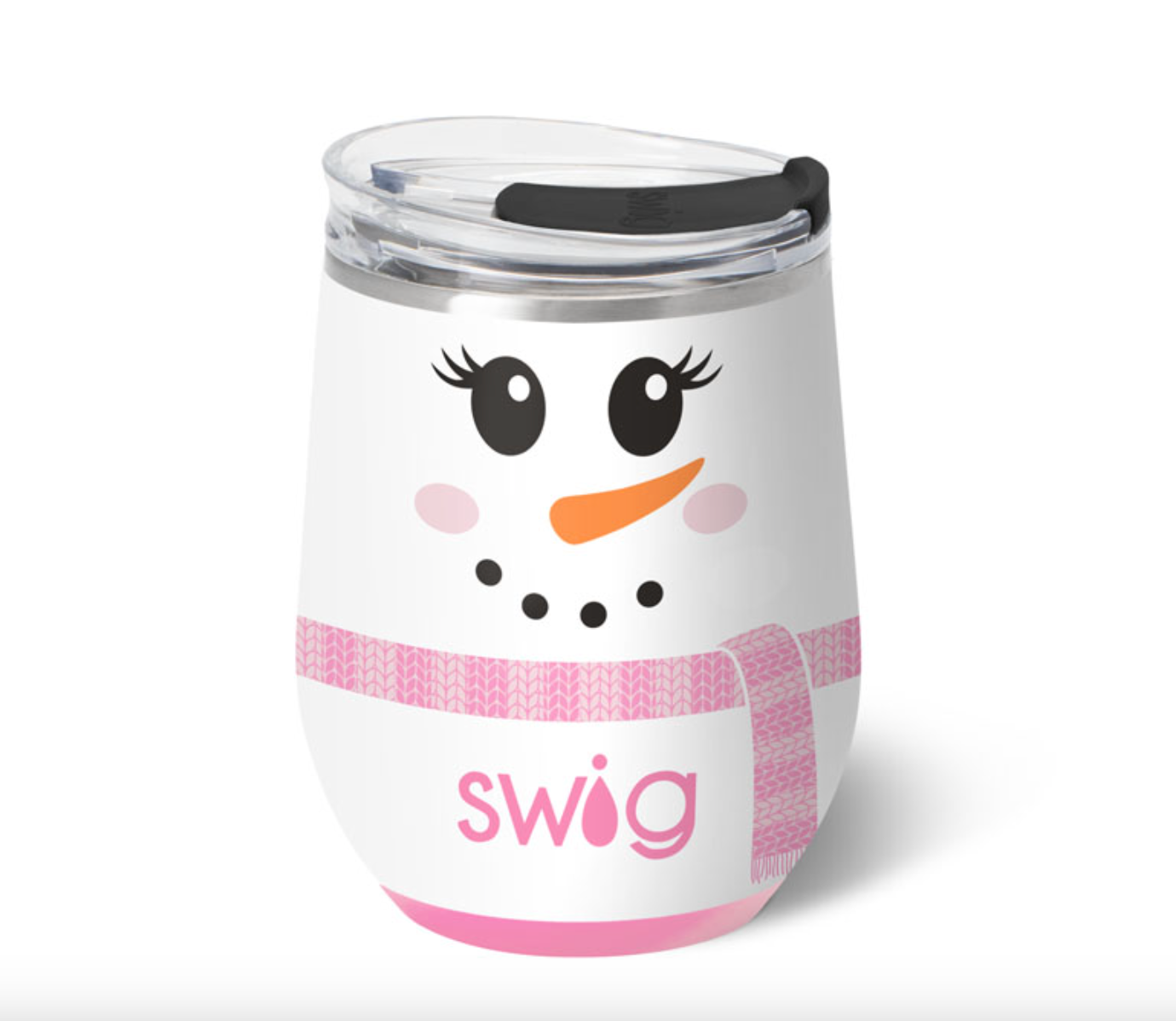 Swig Ms Frost Stemless Wine Cup 12oz – insulated and durable wine cup for parties and everyday use. Available at Be Charmed.