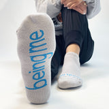 Notes To Self - The World Needs Me Being Me Socks - Grey