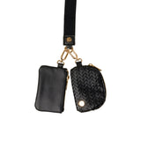 The Darling Effect Black Dynamic Duo Pouch Wristlet available at Be Charmed