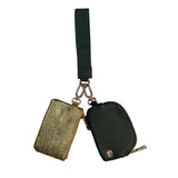 The Darling Effect Dynamic Duo Pouch Wristlet – two coordinating pouches with wrist strap. Available at Be Charmed.