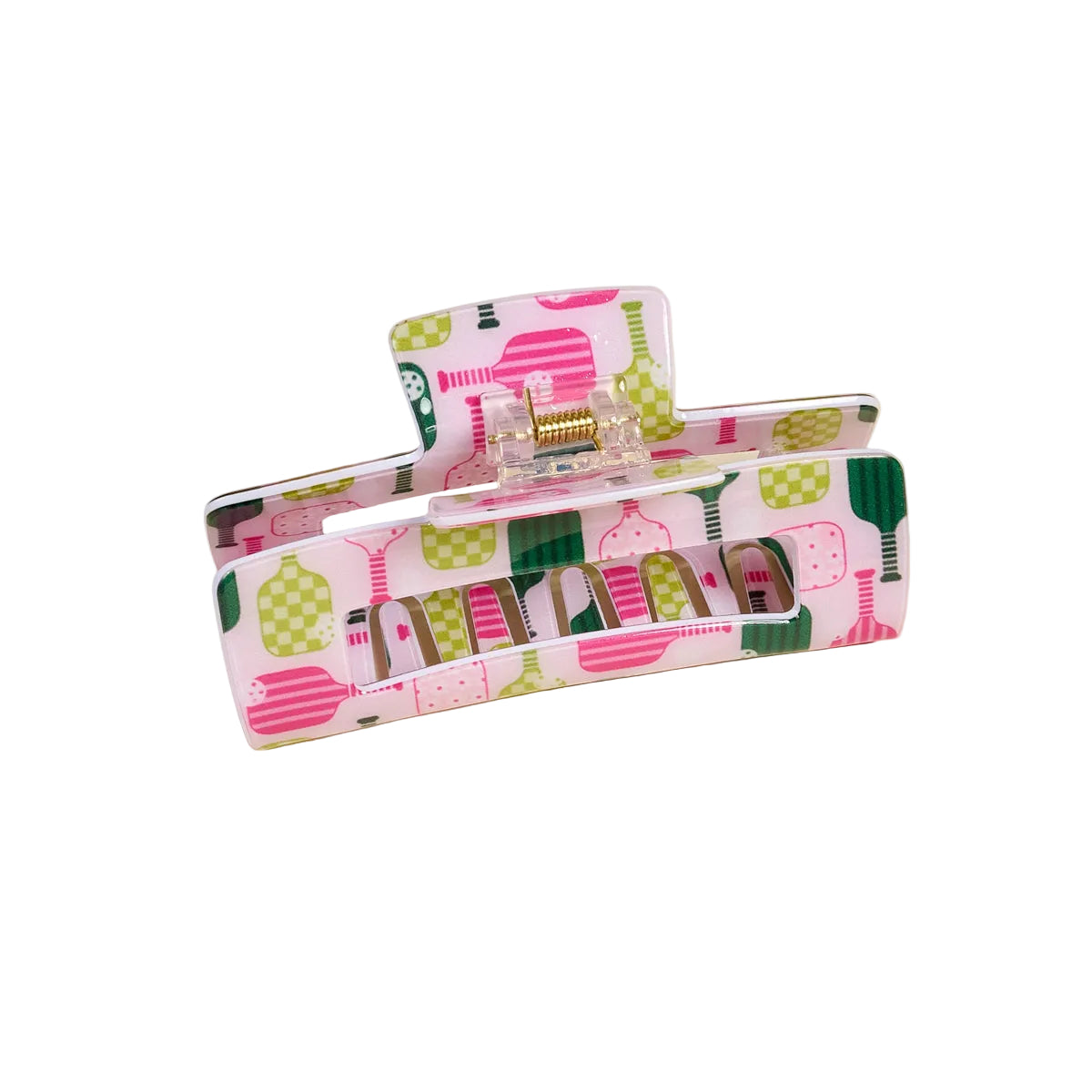 The Darling Effect Pickleball Party Claw Clip available at Be Charmed
