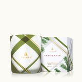 Thymes - Frosted Plaid Frasier Fir Medium Candle