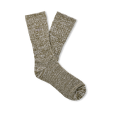 UGG Men’s Burnt Olive Trey Rib Knit Crew Sock – soft and versatile men’s ribbed crew socks. Available at Be Charmed.