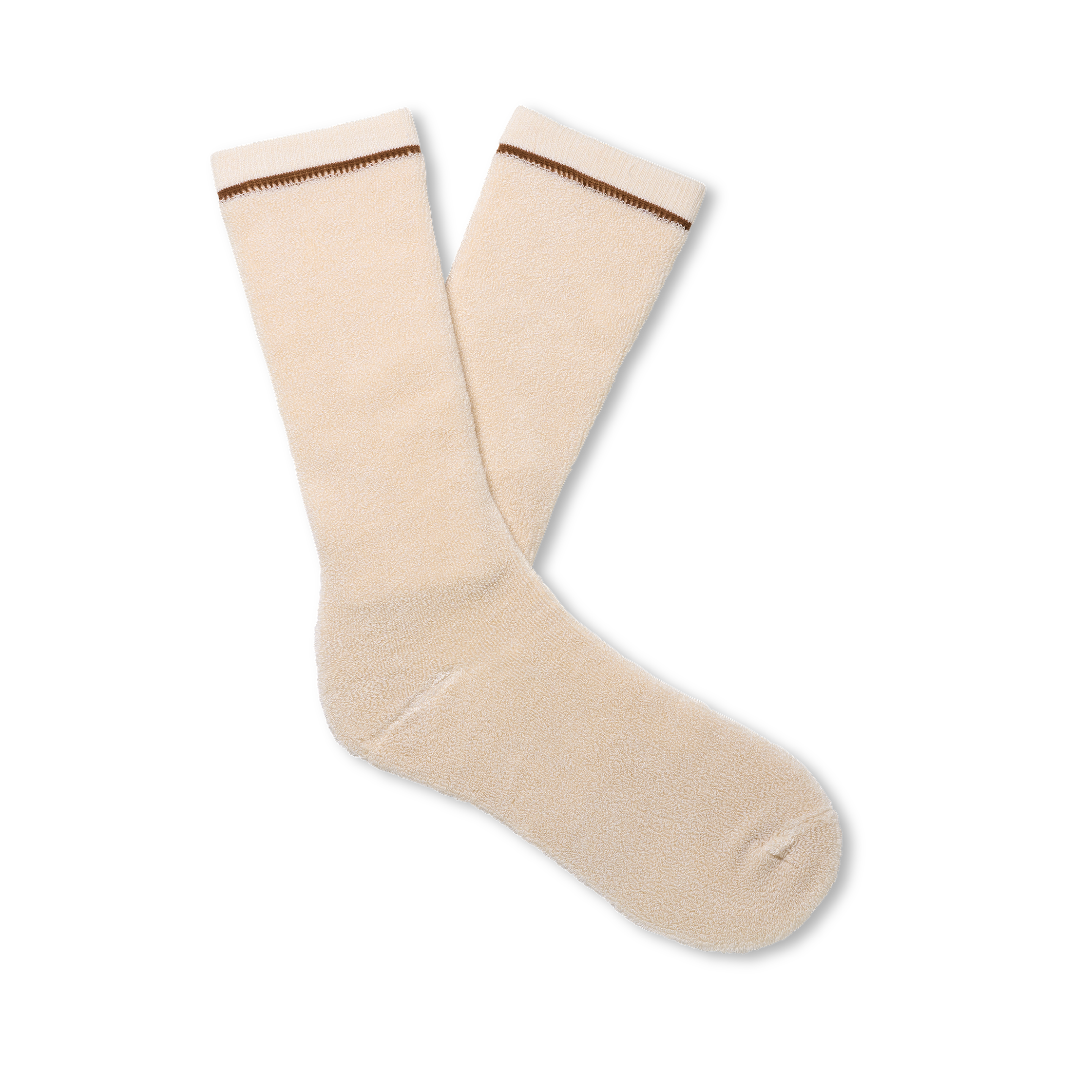 UGG Men’s Cream Kyro Cozy Crew Socks – soft and plush men’s crew socks for lounging or layering. Available at Be Charmed.