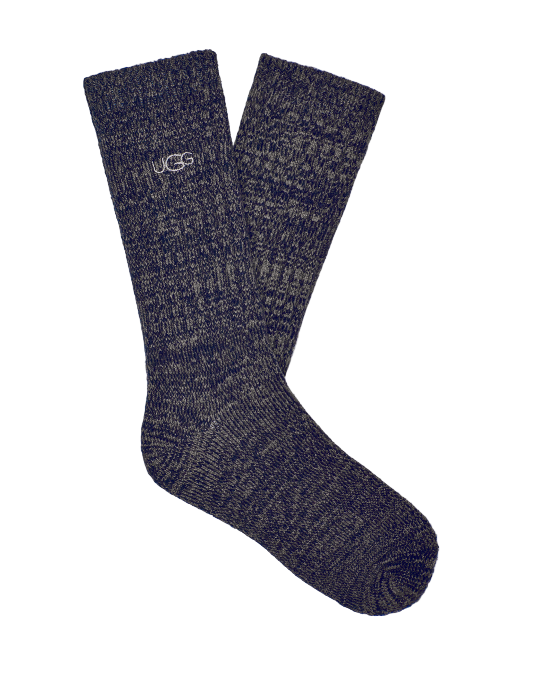 UGG Men’s Navy Trey Rib Knit Crew Sock – soft and versatile men’s ribbed crew socks. Available at Be Charmed.
