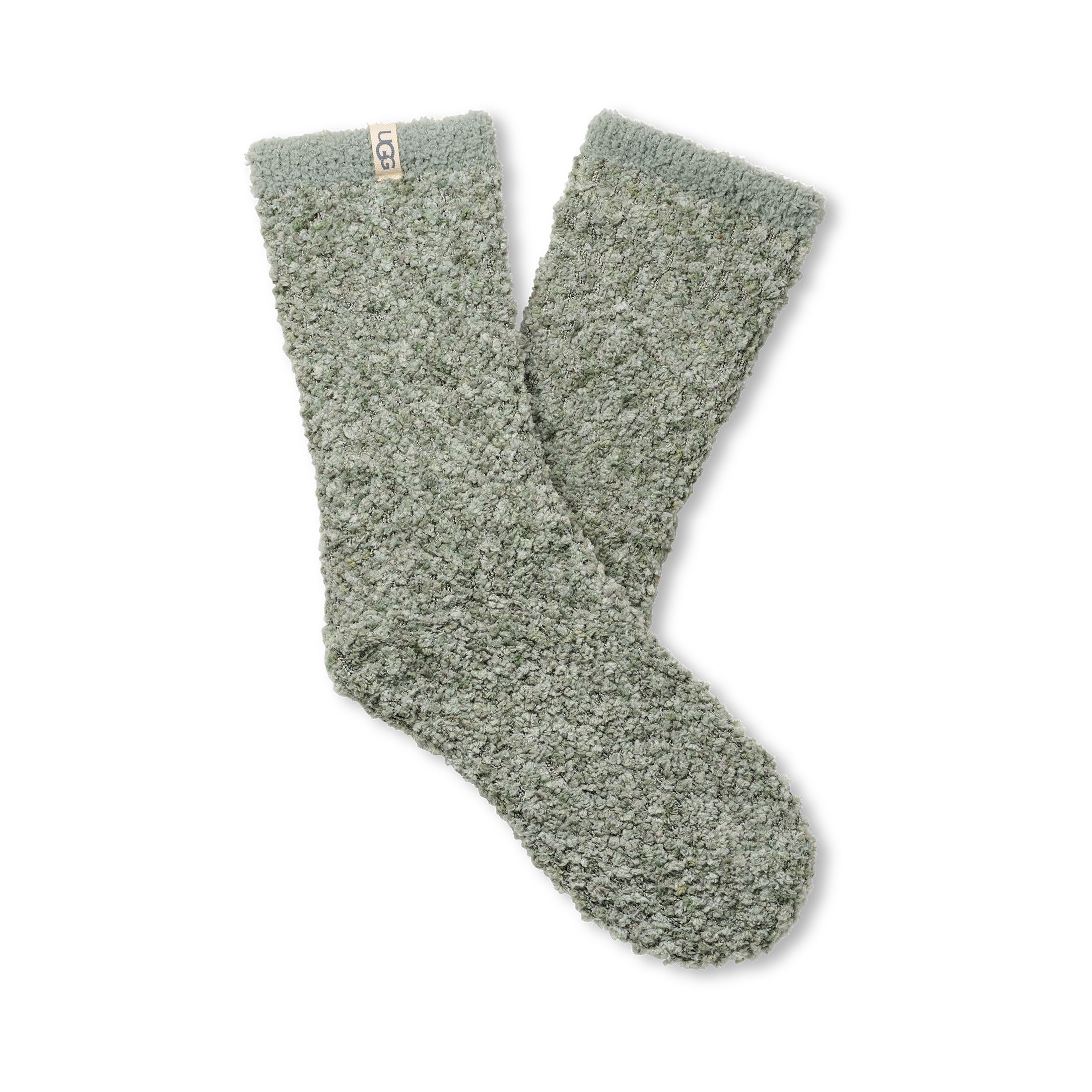 UGG Women’s Grey Mist Cozy Chenille Socks – ultra-soft and warm women’s socks for lounging or gifting. Available at Be Charmed.