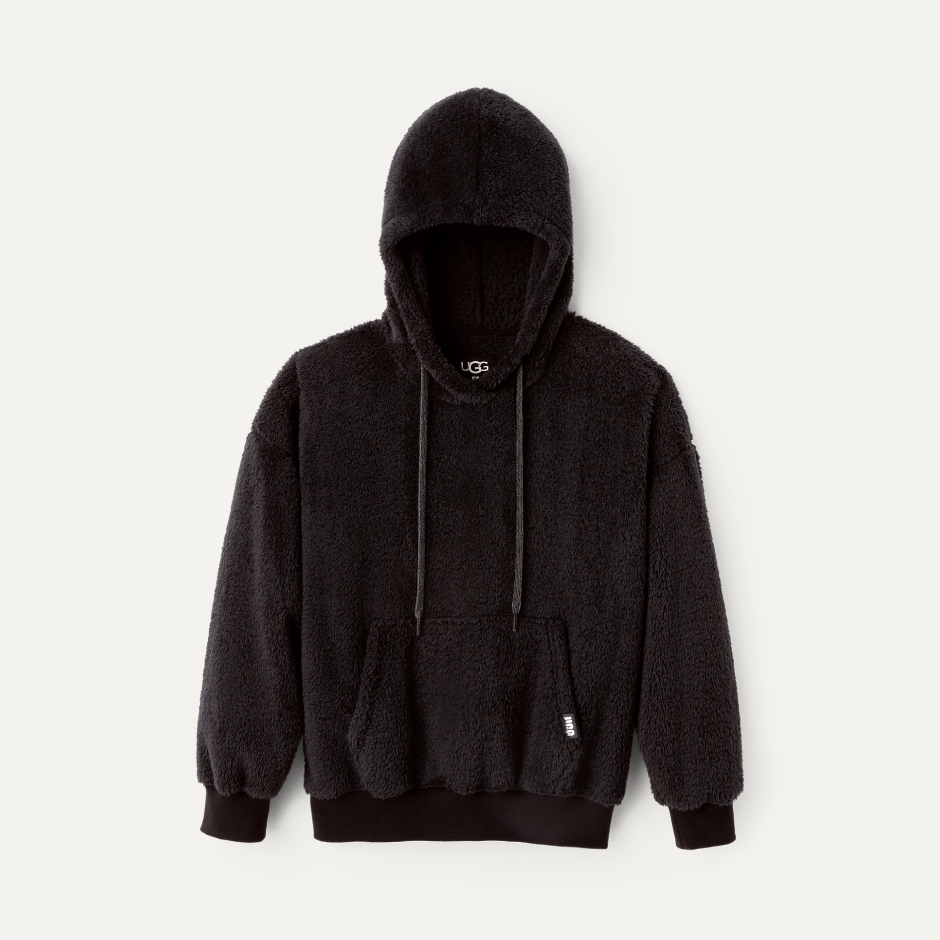 UGG Black Loyra Sherpa Hoodie – ultra-soft women’s hoodie perfect for lounging, layering, or gifting. Available at Be Charmed.