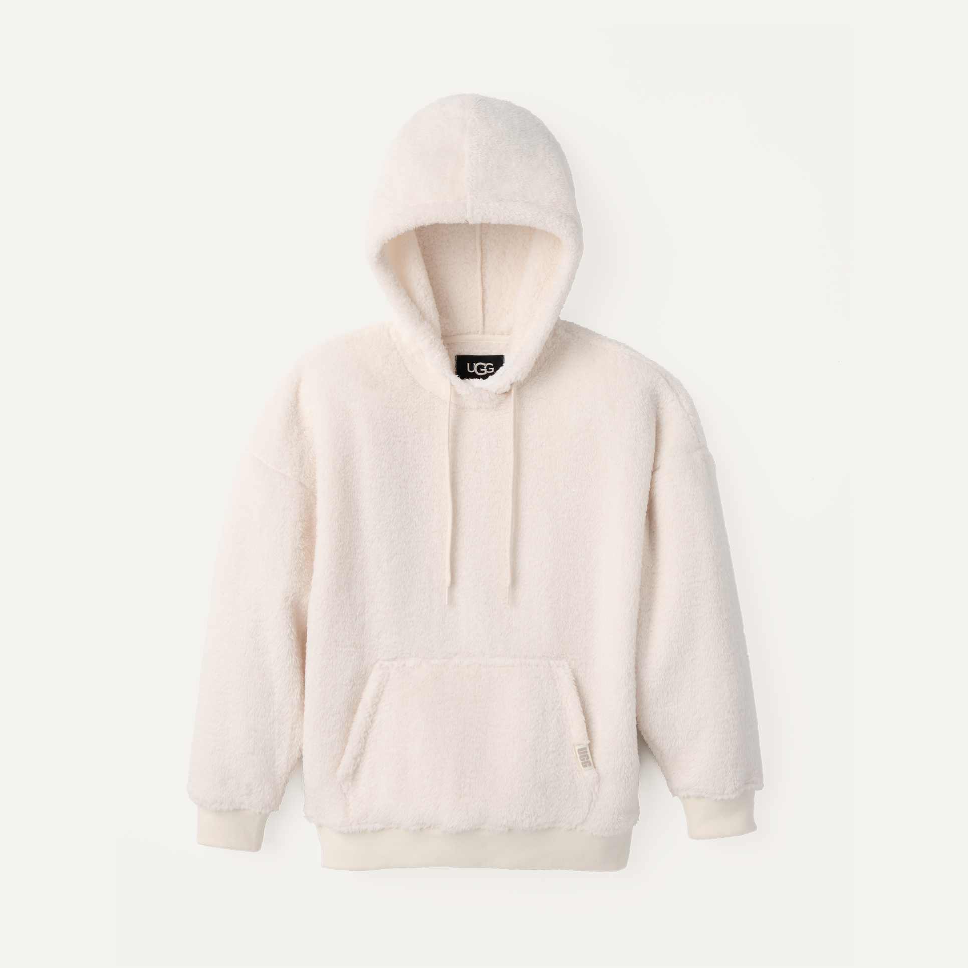 UGG Loyra Cream Sherpa Hoodie – ultra-soft women’s hoodie perfect for lounging, layering, or gifting. Available at Be Charmed. 