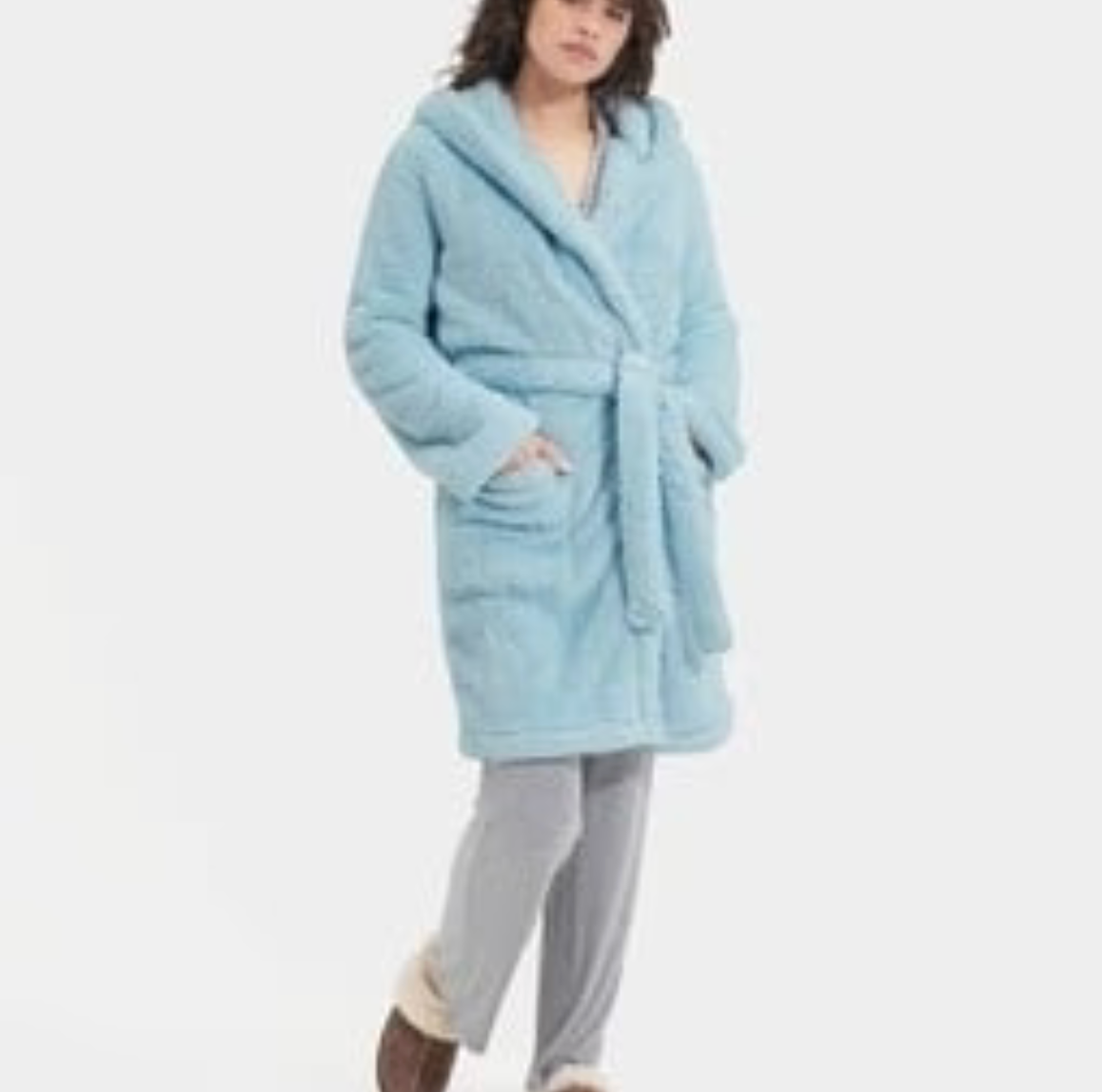 UGG Women’s Pool Aarti Robe – soft and stylish robe for lounging, self-care, or gifting. Available at Be Charmed.
