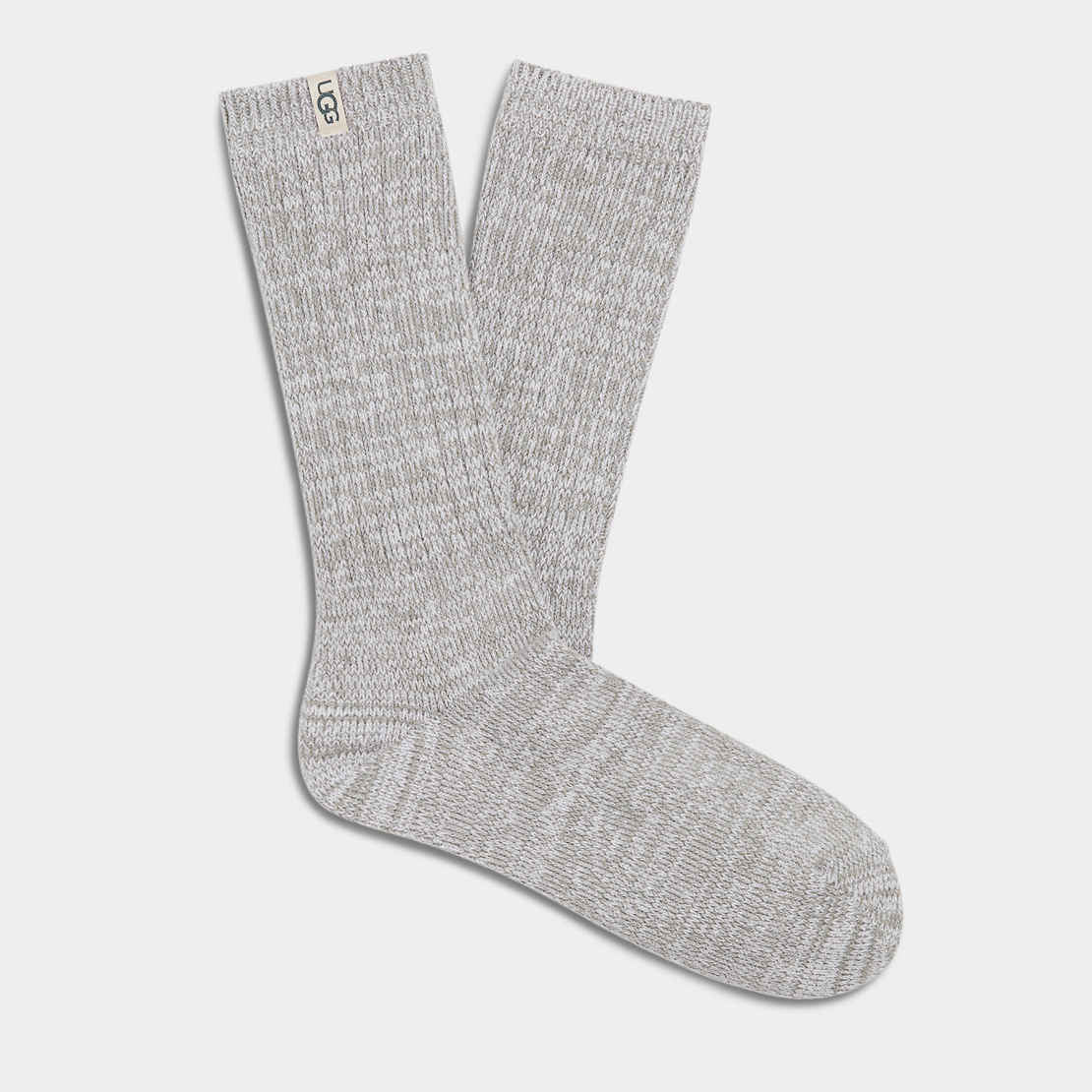 UGG Rib Knit Seal Slouchy Crew Sock – soft rib-knit women’s crew sock with relaxed slouchy fit. Available at Be Charmed.