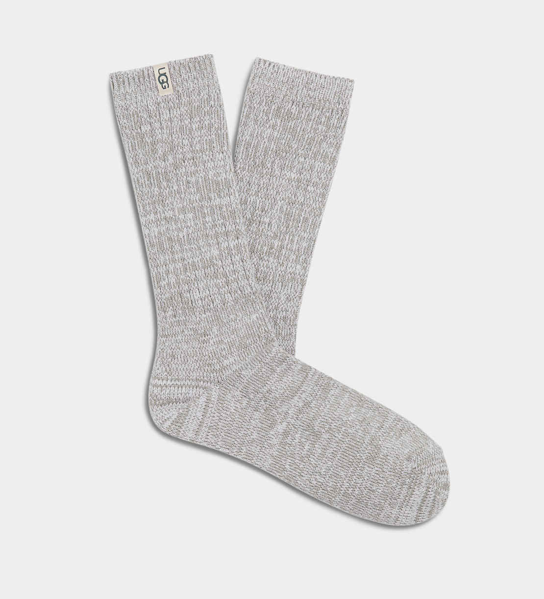UGG Rib Knit Seal Slouchy Crew Sock – soft rib-knit women’s crew sock with relaxed slouchy fit. Available at Be Charmed.