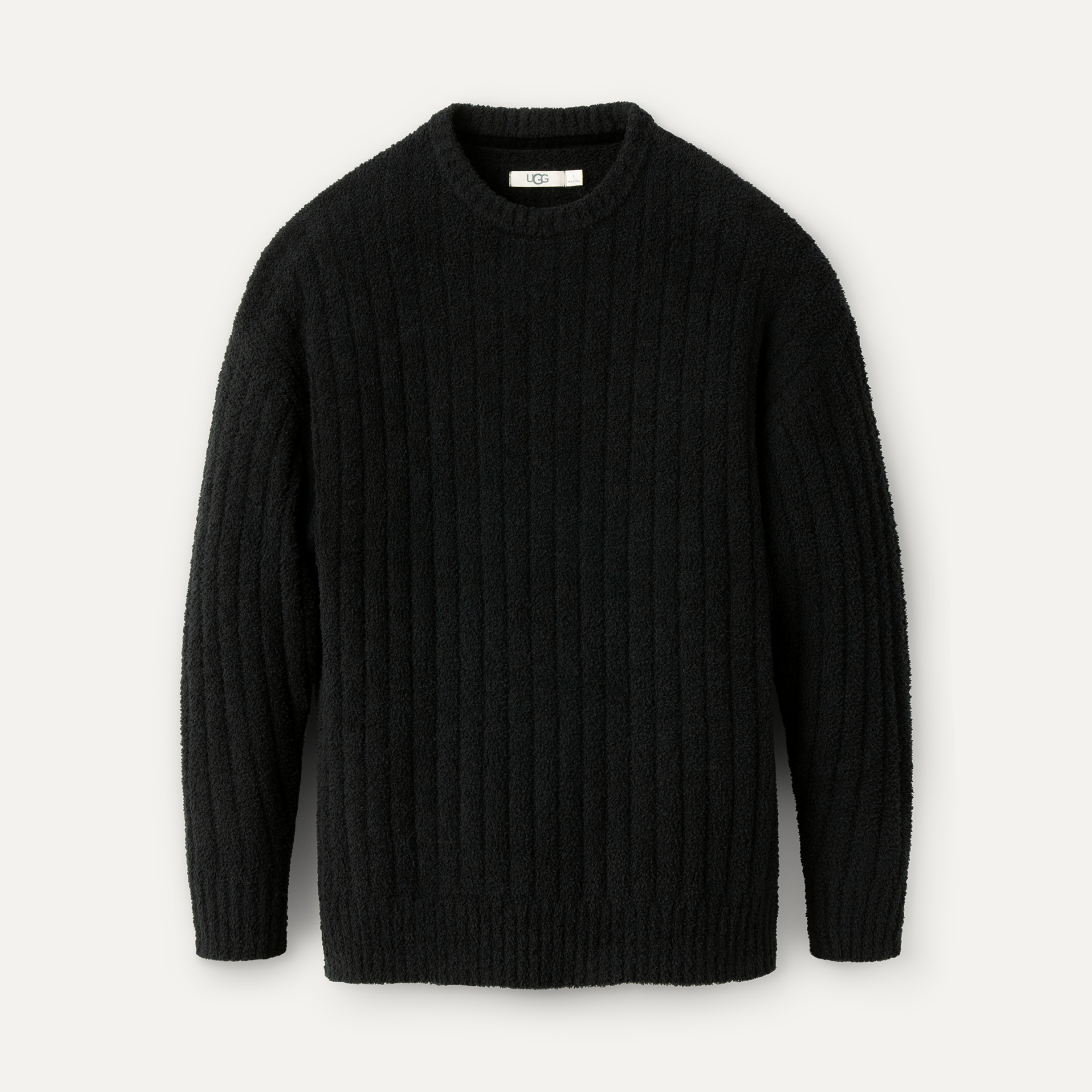 UGG Women’s Black Riz Top Rib – soft rib-knit women’s top for layering, lounging, or everyday wear. Available at Be Charmed.