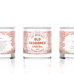 Well Told History of American Cocktails Old Fashioned Rock Glasses featuring illustrated cocktail designs unique barware gift for home bars Available at Be Charmed