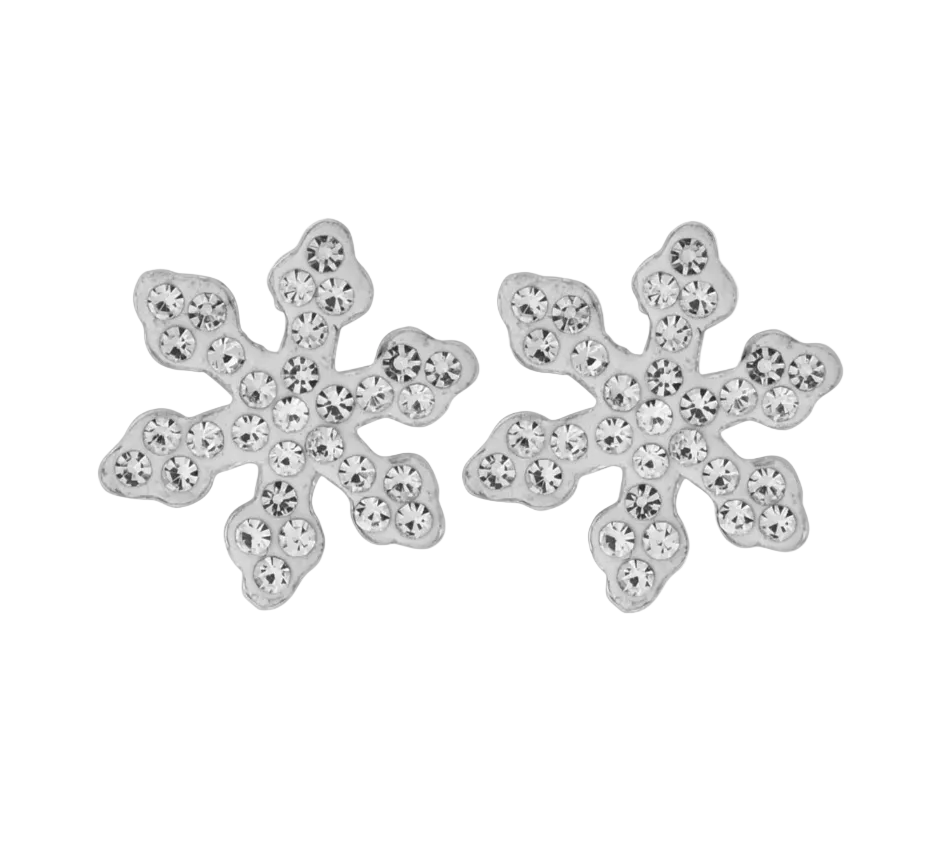 Wheeler Sterling Silver Crystal Star Earrings, sparkling star design, available at Be Charmed.