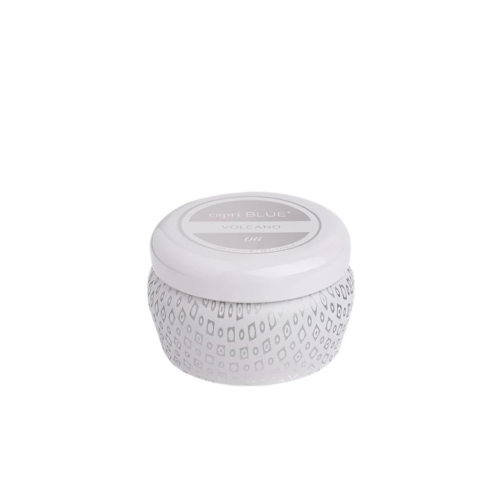 Capri Blue - Volcano Signature White Mini Tin Candle