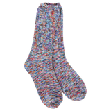 World’s Softest Socks Indigo Ragg Crew – soft knit crew socks for cozy everyday comfort. Available at Be Charmed.