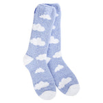 World’s Softest Socks Cloud Periwinkle Cozy Crew – plush and ultra-soft everyday socks for lounging or gifting. Available at Be Charmed.