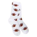 World’s Softest Socks Football Cozy Crew – plush and ultra-soft everyday socks for lounging or gifting. Available at Be Charmed.