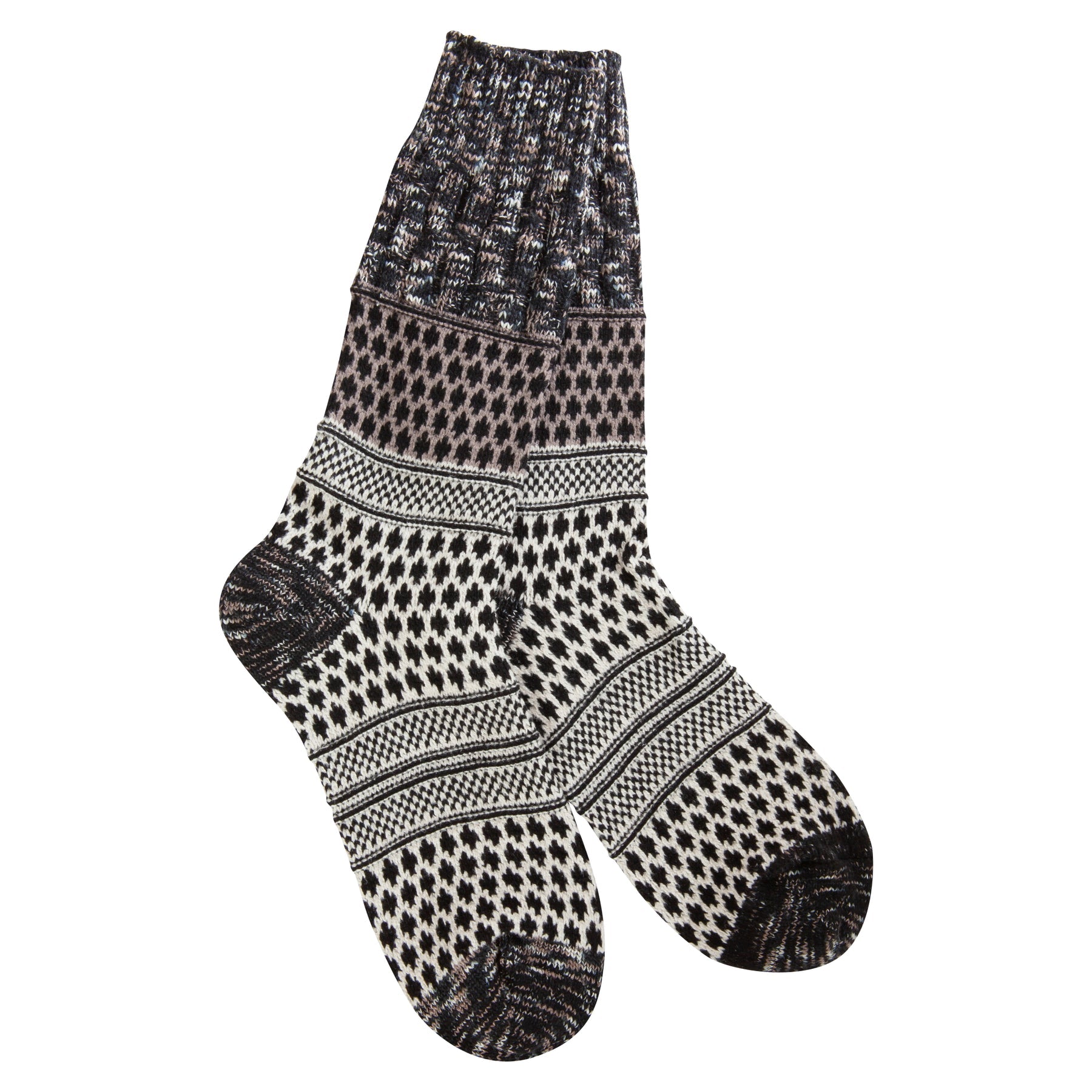 World’s Softest Socks Nightfall Multi Gallery Textured Crew – soft, stylish textured knit socks for cozy everyday wear. Available at Be Charmed.