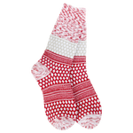 World’s Softest Socks Peppermint Multi Gallery Textured Crew – soft, stylish textured knit socks for cozy everyday wear. Available at Be Charmed.