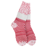 World’s Softest Socks Peppermint Multi Gallery Textured Crew – soft, stylish textured knit socks for cozy everyday wear. Available at Be Charmed.