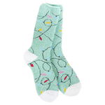 World’s Softest Socks Holiday Lights Cozy Crew – plush and ultra-soft everyday socks for lounging or gifting. Available at Be Charmed.