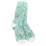 World’s Softest Socks Holiday Lights Cozy Crew – plush and ultra-soft everyday socks for lounging or gifting. Available at Be Charmed.