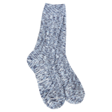 World’s Softest Socks Light Weight Peacoat Multi Cable Crew – breathable and cozy everyday cable knit socks. Available at Be Charmed.